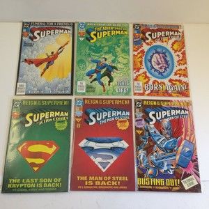 (6) Adventures of Superman 1993 Volumes 10,11,12,12,13,13  LOOK